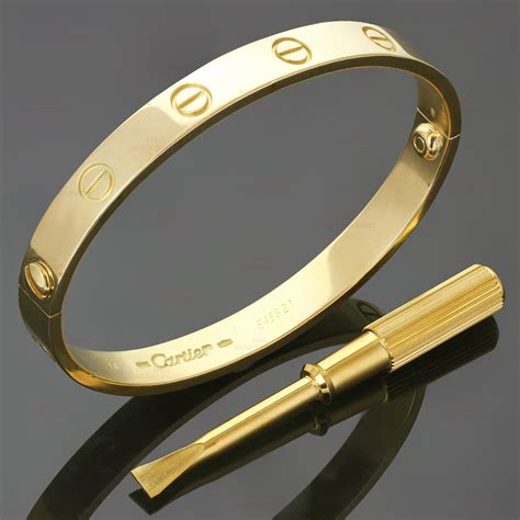 cartier diamond screw bracelet|cartier bracelet with screwdriver.